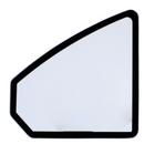 Replacement Mini Excavator Front Lower Door Glass FYD00004962 For John Deere & Hitachi