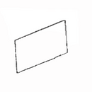 Replacement Excavator Cab Rear Window FYA00001497 For John Deere & Hitachi