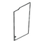 Replacement Motor Grader Low Profile Door Glass T202653 For John Deere & Hitachi