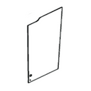 Replacement Motor Grader Left Hand Door Glass T202654 For John Deere & Hitachi