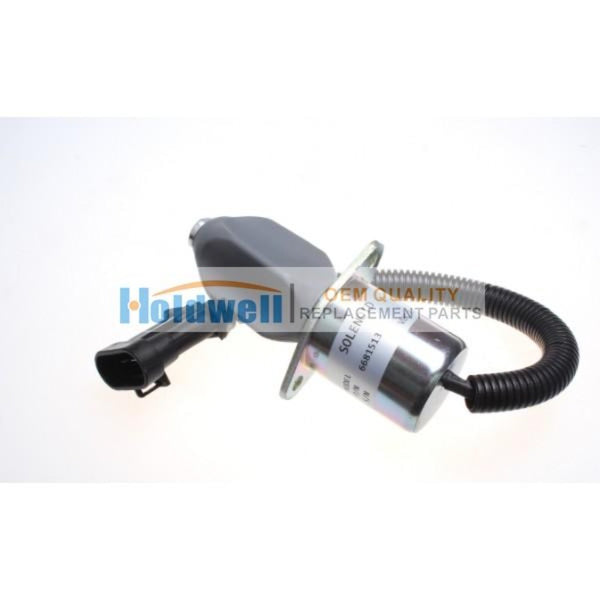 fuel shutoff solenoid 6662992 for bobcat 751 753 763 773 7753 853 863 873 883 963 S100 S130 S150 S160 S175 S185 S205 S220 S250 S300 S330