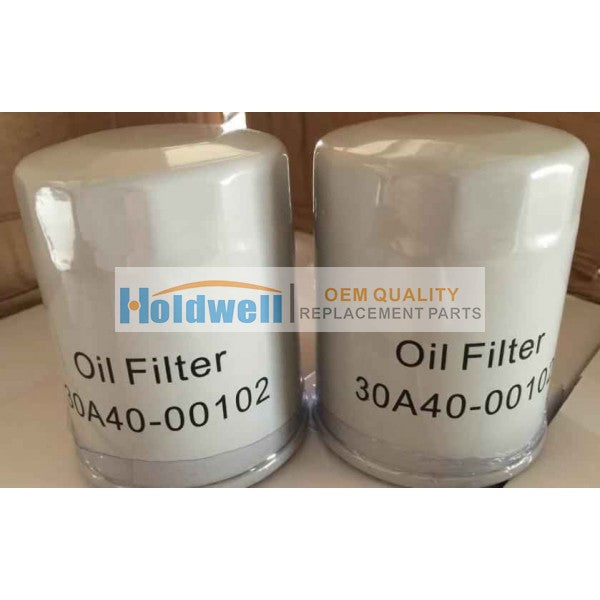 Holdwell 30A40-00101 oil filter for Mitsubishi L3E engine