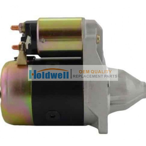 Holdwell starter motor 19837-63010 for Kubota J106 engine Z482-B-SEC-1