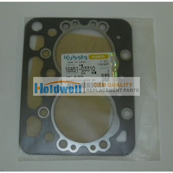 Holdwell gasket 16851-03310 for Kubota J106 Z482 engine