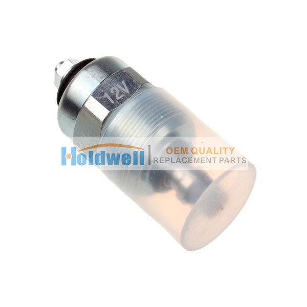 Holdwell 12v Shutoff Solenoid 6630546 6632196 for Bobcat 843, 853, 2000, 1213