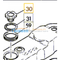 Cap oil filler for ISUZU engine 4JJ1 in JCB model 02/800398