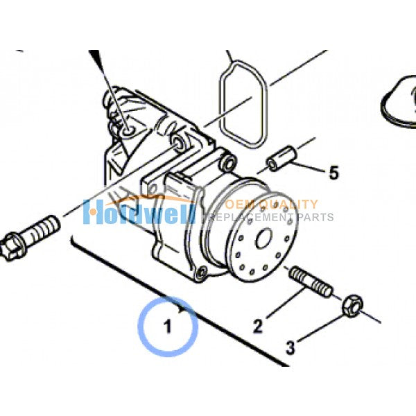 Oil pump for Volvo L20B L20F L25B VOE15053902